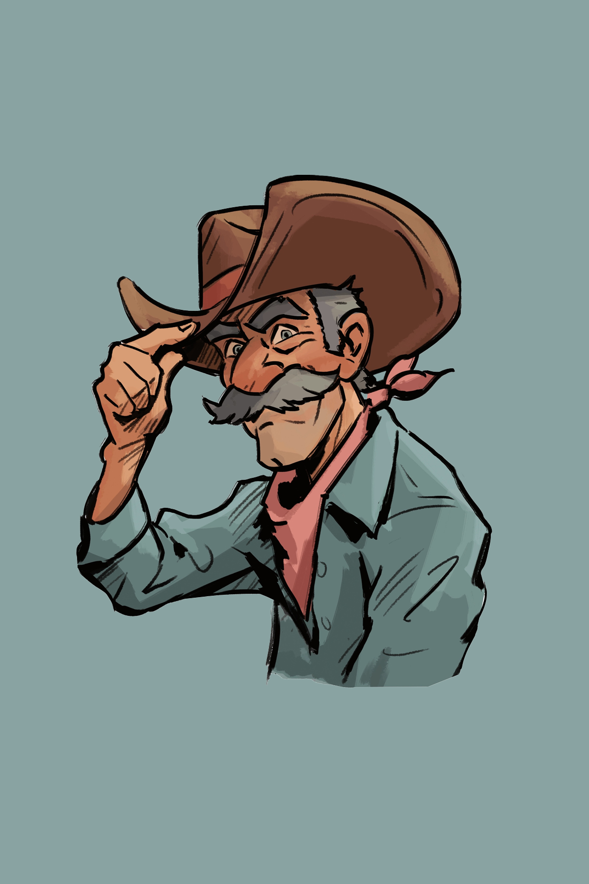 Cowboy-Portrait